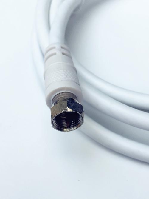 rg6u同轴电缆线f英制-f英制 有限电视连接线 rf射频线 2米
