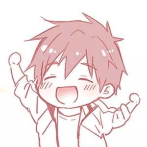 头像微笑动漫男士