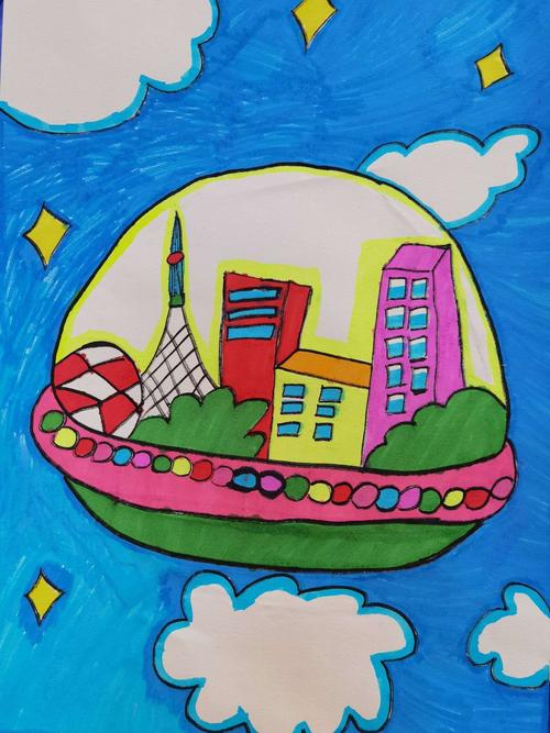 科学幻想画优秀作品展示