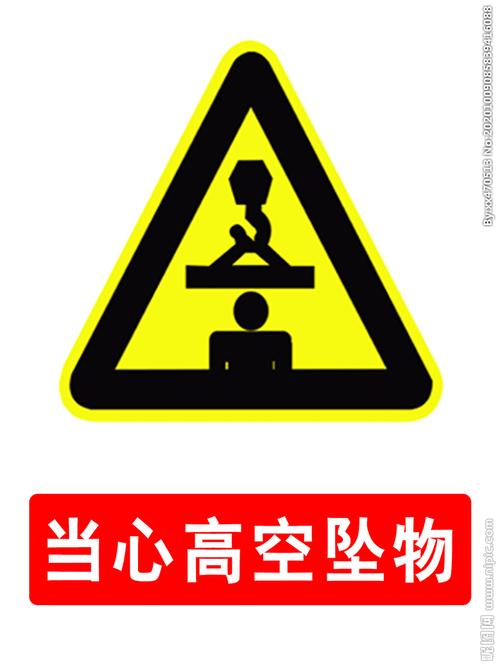 当心高空坠物图片