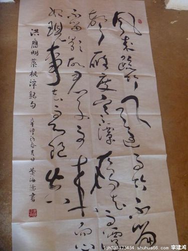 我收藏黄海德老师的草书