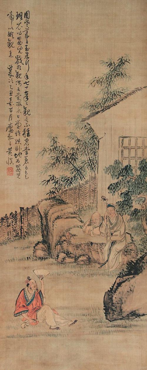 清代杰出画家黄慎人物画作品欣赏