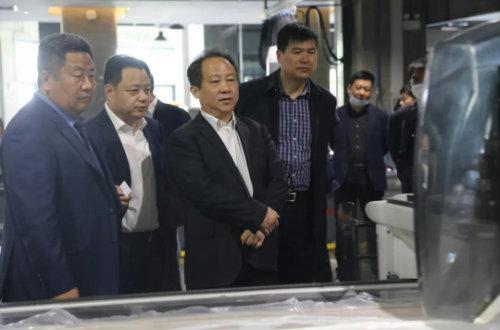 省工信厅厅长龚晓峰,市长董晓宇到宁晋县调研