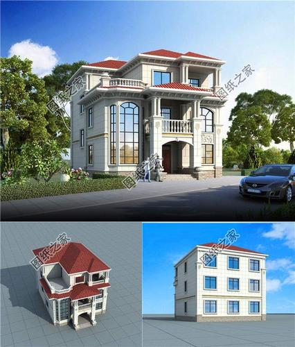 三间三层楼房设计图,布局实用,看完绝对心动