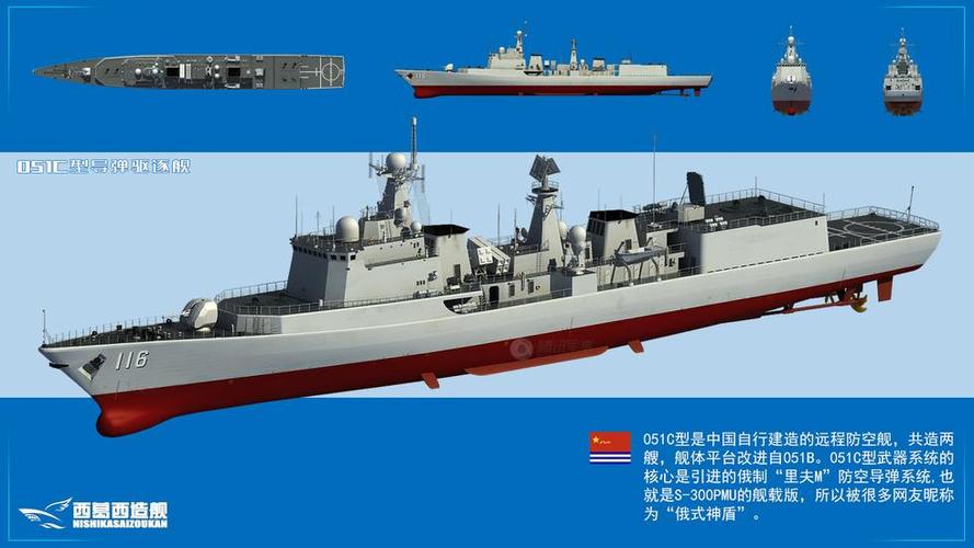 我国海军051c型驱逐舰
