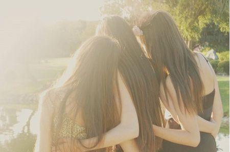 闺密3人头像一人一张 头发背影