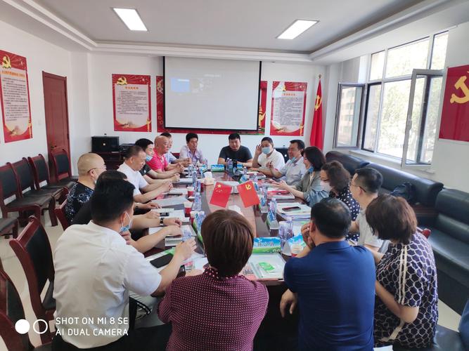 社会组织党建办一行来我会指导商会党支部创建"六个好"党组织工作情况