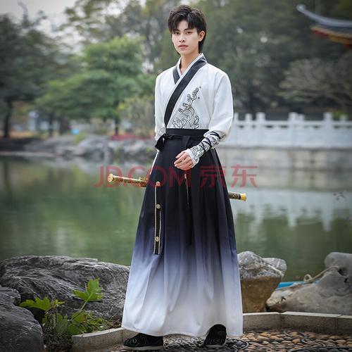 男生汉服古装衣服男中国风剑客原创套装夏季侠客风改良全套 图片色
