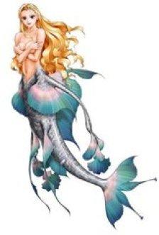 插画手绘 二次元美女 动漫 萌 壁纸 美人鱼