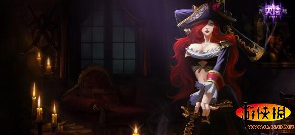 厄运小姐   赏金猎人厄运小姐在近期虽然鲜有登场,不过其英雄本身