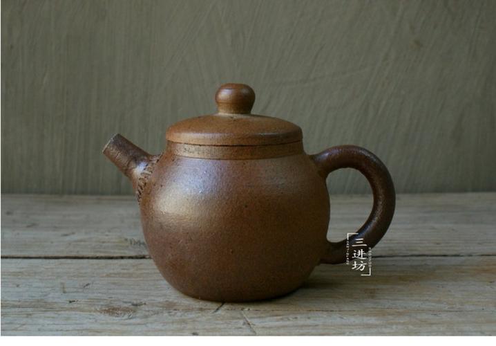 三进坊云南手工土陶粗陶复古无釉柴烧素烧陶器功夫茶壶茶具包邮_7折
