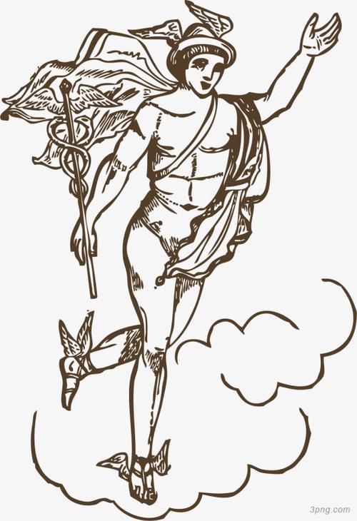 标签:通神希腊古希腊卡通风格矢量迷你神话通神