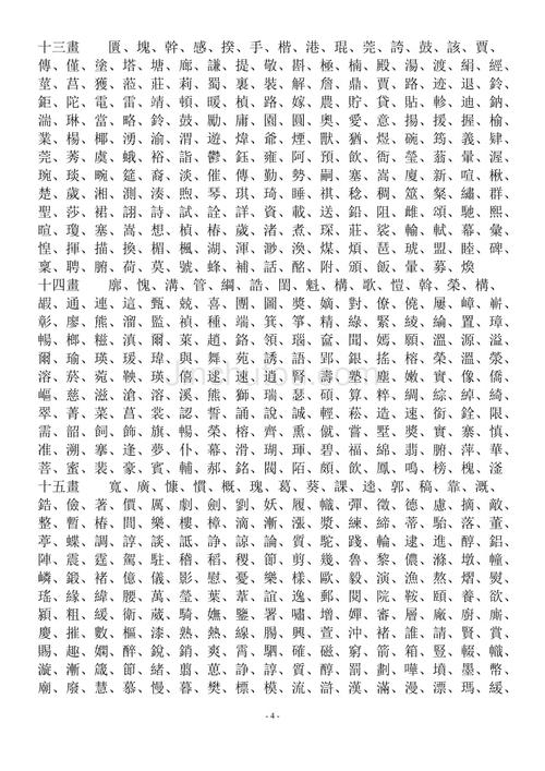 按照康熙字典整理繁体字大全