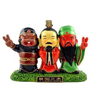 三国演义人物简笔画q版桃园三结义