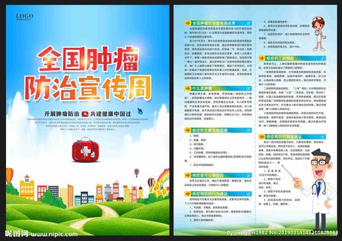 全国肿瘤防治周宣传单图片