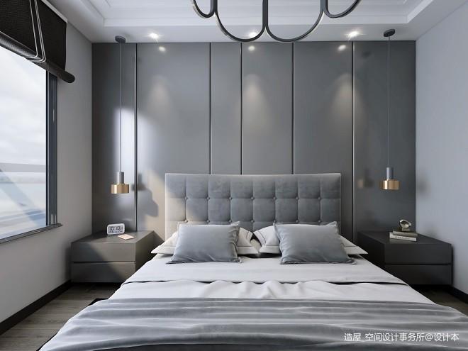 黑色皮革硬包床头背景