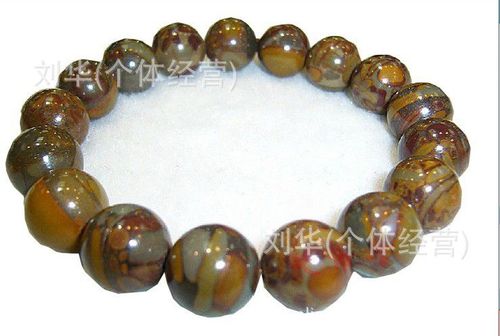 泗滨能量石五彩石女娲石手链大量现货批发