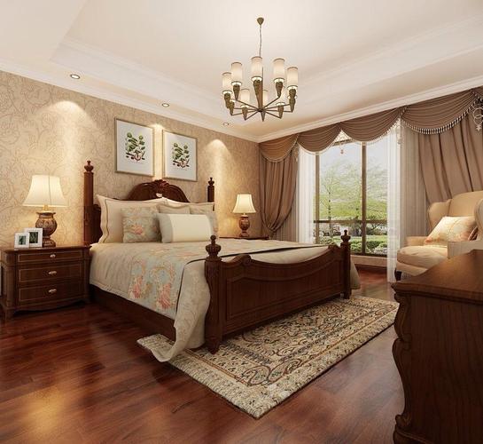 美式风格卧室装修效果图