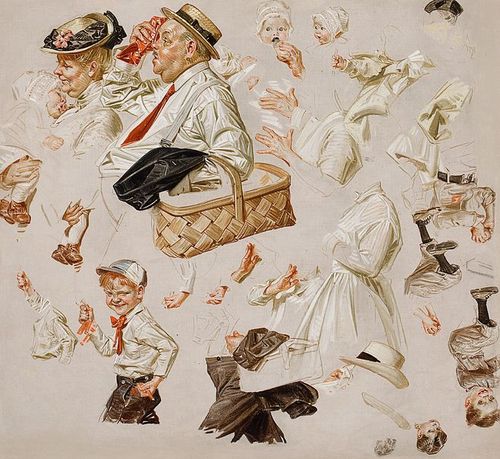 绝代经典插画大师莱延德克尔jcleyendecker全集分享学习