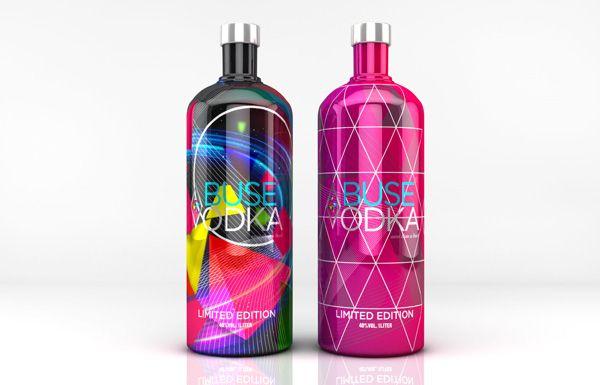 时尚靓丽的abuse vodka伏特加包装设计(4)