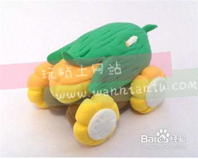 玉米加农炮粘土制作图解