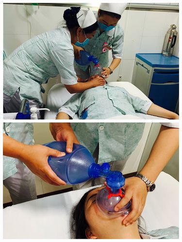 胸外科简易呼吸气囊使用操作培训