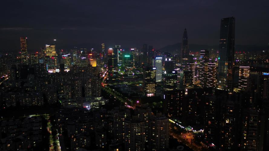 高清实拍深圳南山夜景_3840x2160_高清视频素材下载