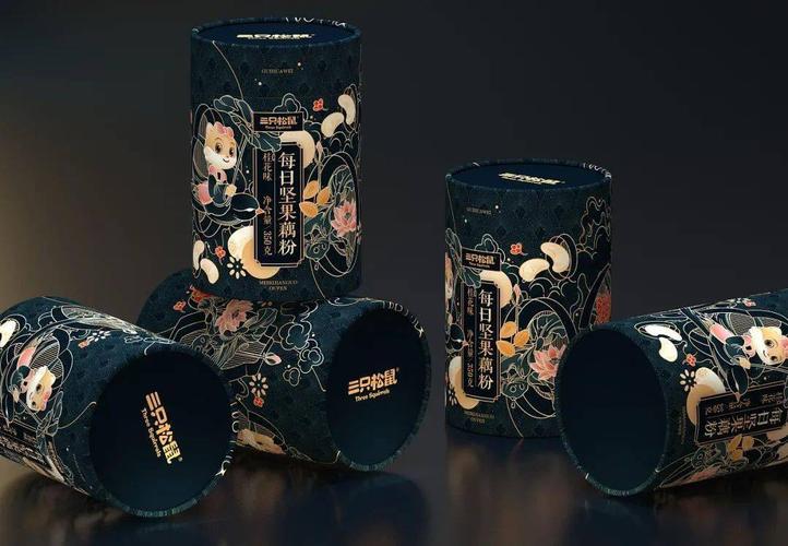 三只松鼠藕粉系列饮品包装设计有点颠覆