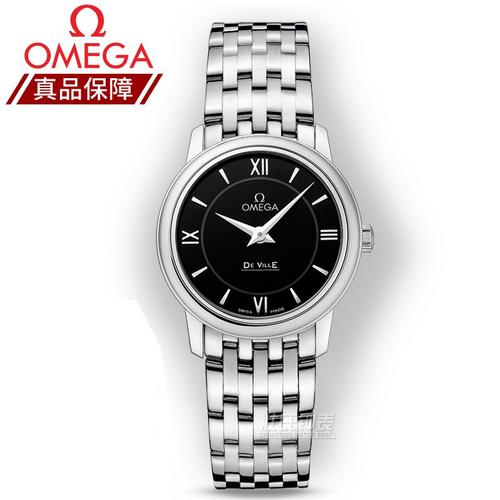 瑞士欧米茄omega手表碟飞系列钢带镶钻女士石英表时尚女表视频