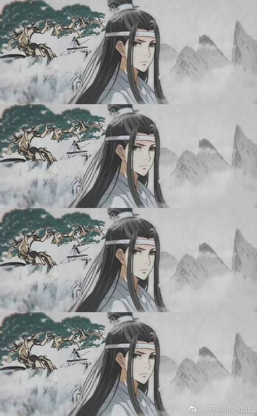 壁纸魔道祖师蓝忘机图源微博