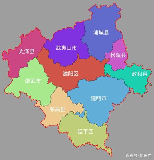 福建南平建成区排名建阳第一政和最后你的家乡呢?