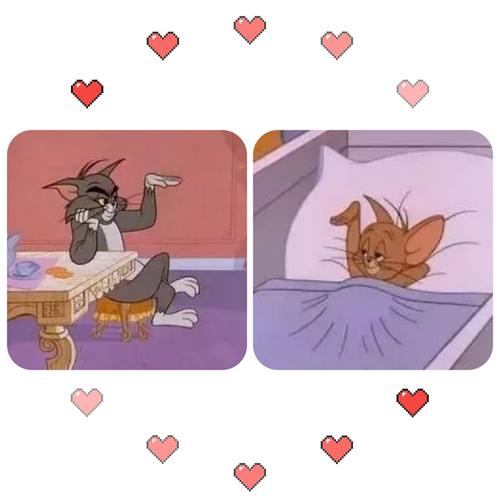 78情侣头像私藏|tom&jerry系列超可爱96_情侣头像
