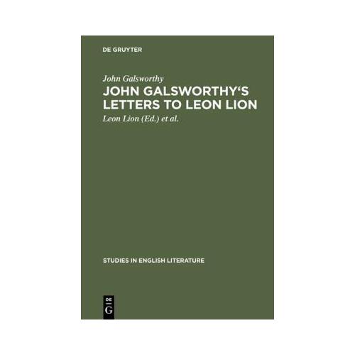 【预订】john galsworthy"s letters to leon lion