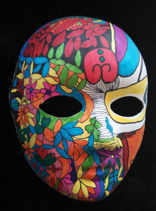 面具部分作品|纯艺术|绘画|三宅画师 - 原创作品 - 站酷 (zcool)