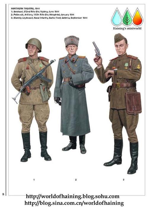 二战时苏军的军服 献给本吧ig潜水员一样的苏联爱好者