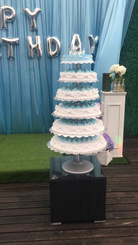 六层6层大型庆典寿宴结婚庆北京蛋糕福州年终生日聚会