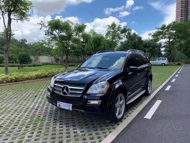 纯12年奔驰gl550/黑黑色内/无匙进入/无启匙动
