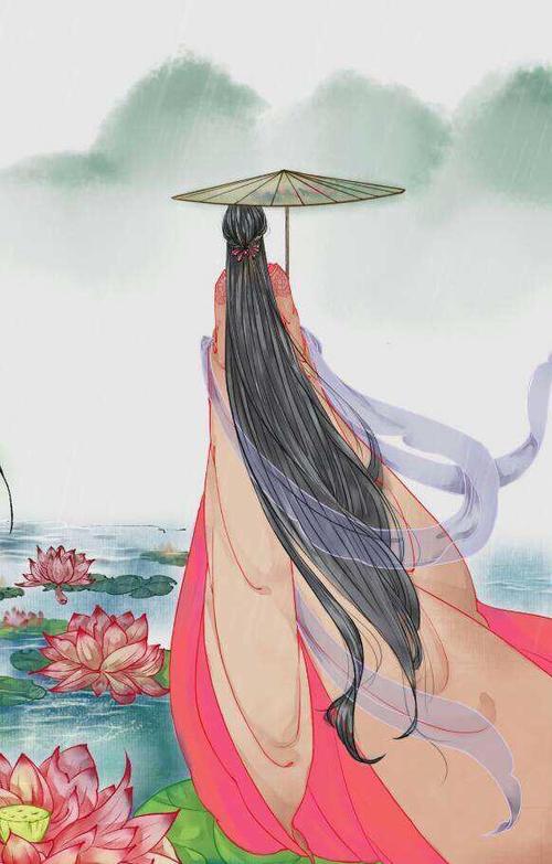 古风人物撑伞图片 【古之伞之情结】