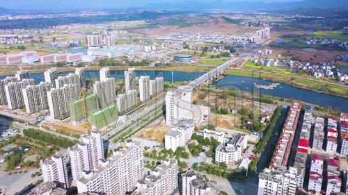 航拍江西省永新县_3840x2160_高清视频素材下载(编号