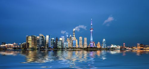 上海天际线夜景