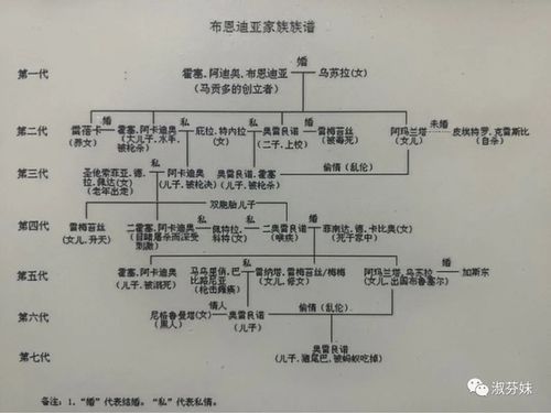 【已找到】百年孤独人物关系图