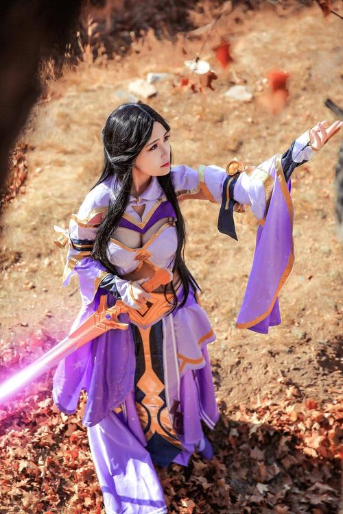 王者荣耀露娜紫霞仙子cosplay