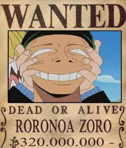 海贼王:草帽海盗团最新悬赏令,索隆赏金最高,乔巴颜面