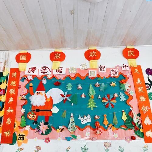 幼儿园圣诞,元旦,新年主题墙