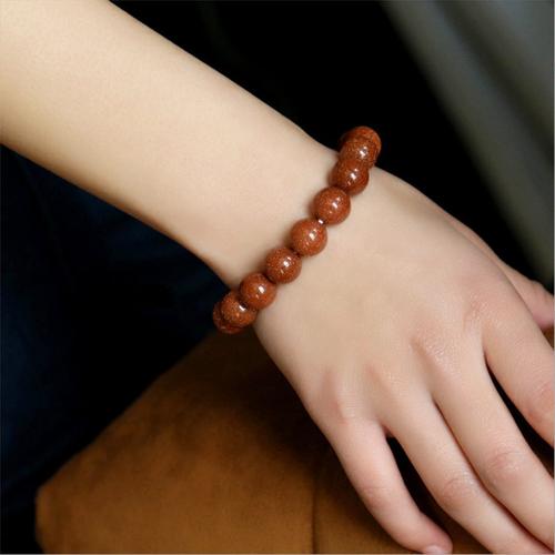 开光星石手串金沙砂金女款石佛兴福