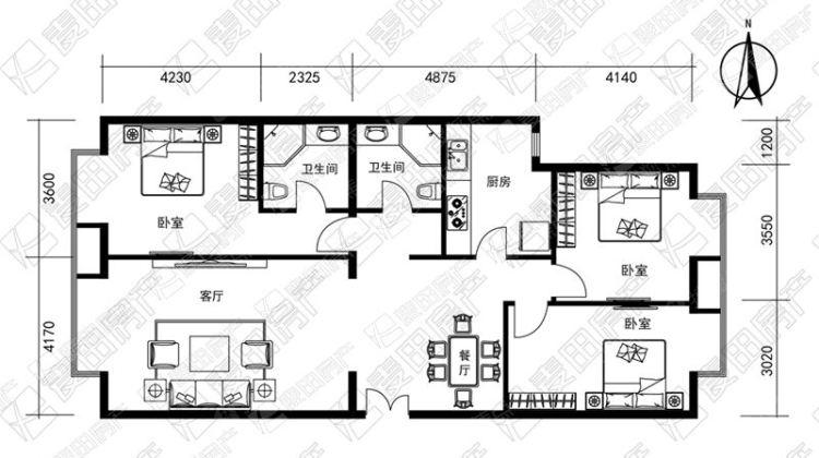 星源国际 通透户型 全天采光 板塔结合