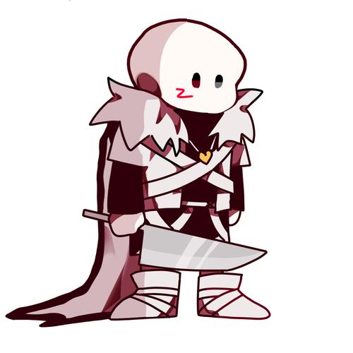 画了sxt的插画 cross!sans utau 炒肉丝 画画