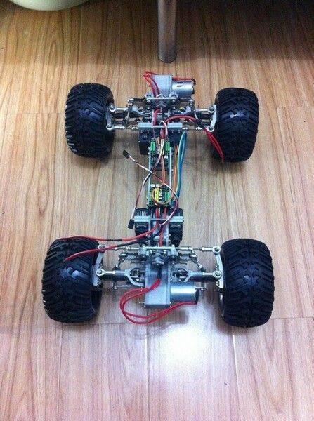 自制遥控攀爬车教程