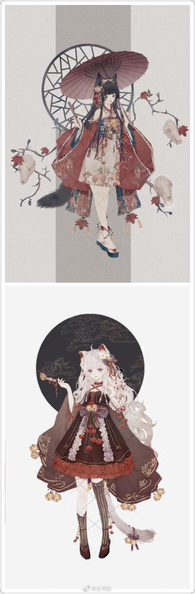 美少女,画师:假酒烧.这画风,awsl!