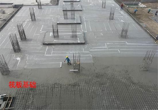 常将柱下或墙下基础连城一片,形成平板式或梁板式钢筋混凝土地板,这种